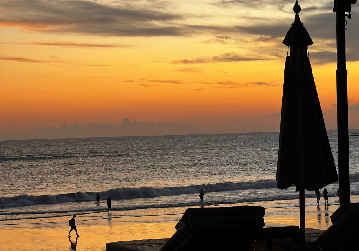 sunset at the beach